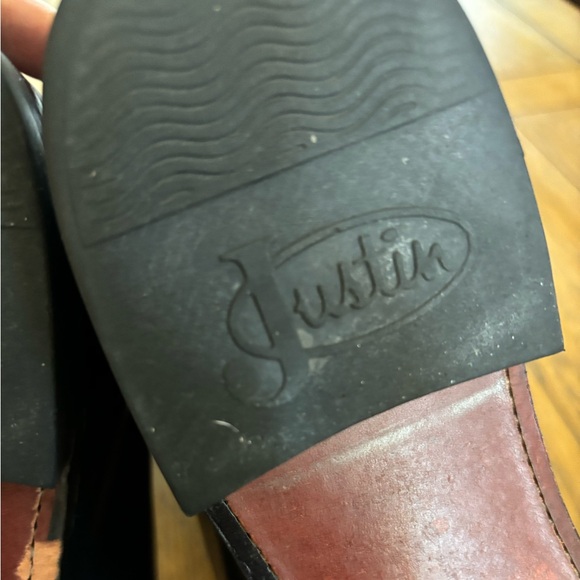 JUSTIN Men’s JACKSON 10" ROPER BOOTS (11.5 B) - Picture 8 of 9